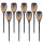 Set x8 Antorcha Led Lámpara Solar Efecto Llama Estaca Hog007004