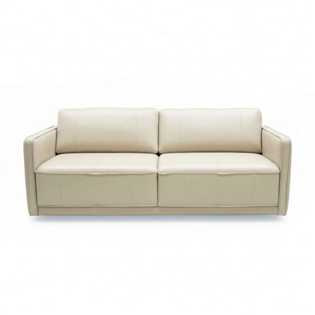 Sillon Positano 3 Cuerpos 100% Cuero Arena