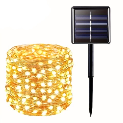 Guirnalda Solar Luces Exterior Led 10 Metros 100 Luces Atrix Guirnalda Solar Luces Exterior Led 10 Metros 100 Luces Atrix