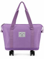 BOLSO DE VIAJE CON RUEDAS VIOLETA
