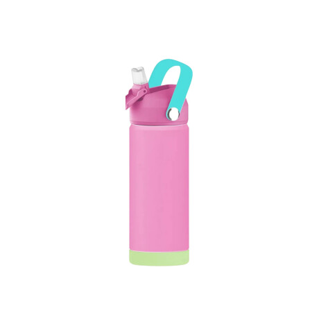 Botella térmica de acero inoxidable con asa 500ML Rosa