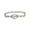 Pulsera Ojo de Horus-Plata y Oro-Sin piedra-PU5079 sinpiedra