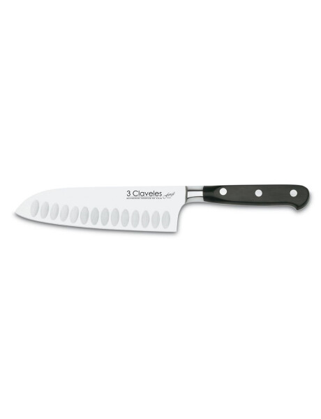 CUCHILLO SANTOKU 17CM MANGO NEGRO FORGE 3CLAVELES CUCHILLO SANTOKU 17CM MANGO NEGRO FORGE 3CLAVELES