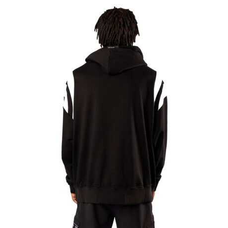 Abrigo Tiffosi Canguro Sleeve Cut Unisex Negro