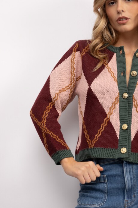 Cardigan Margot Rosa