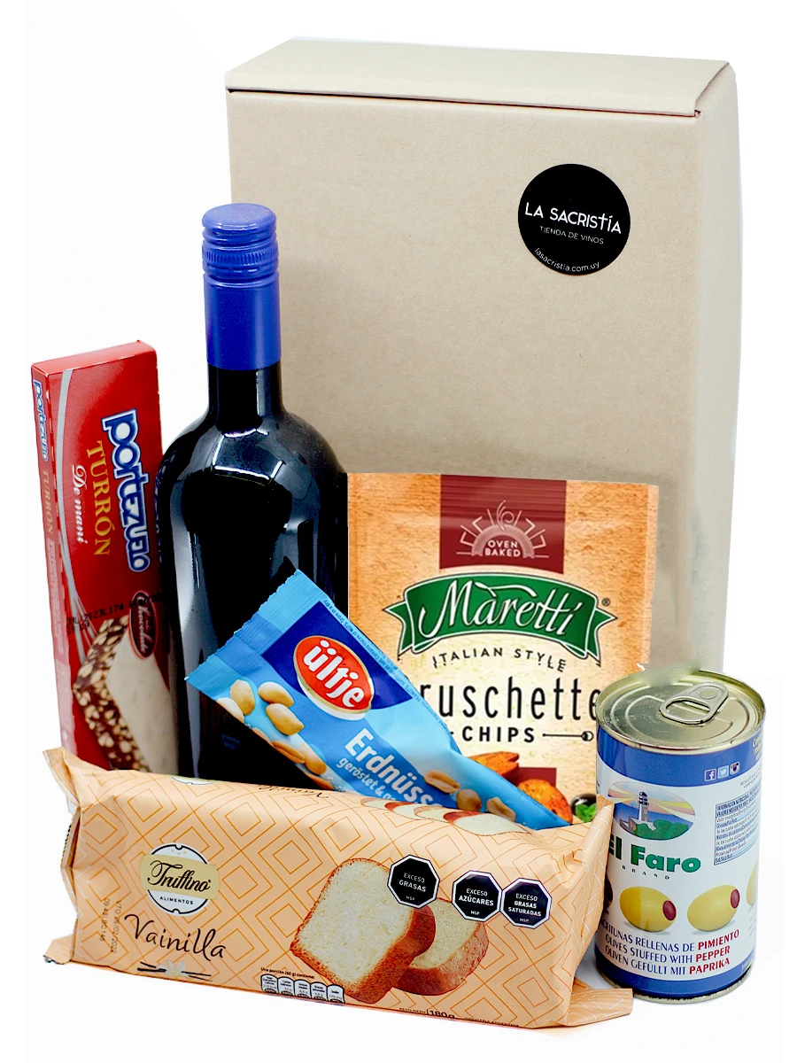Regalo con Vino Personalizado 