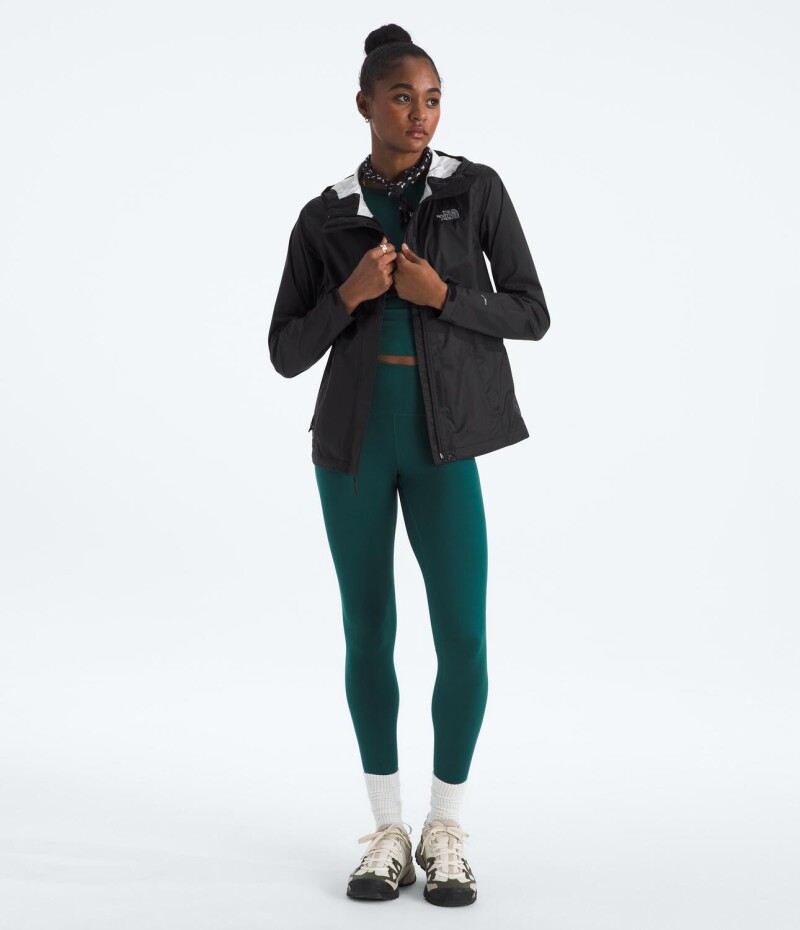 Campera Impermeable Venture mujer Tnf Black