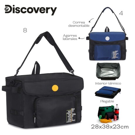 Bolso Lonchera Térmico Discovery 17493 Universo Binario AZUL