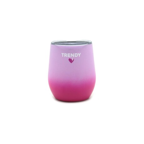 Mate con Tapa Trendy 280ML Doble Capa Acero 304 ROSA