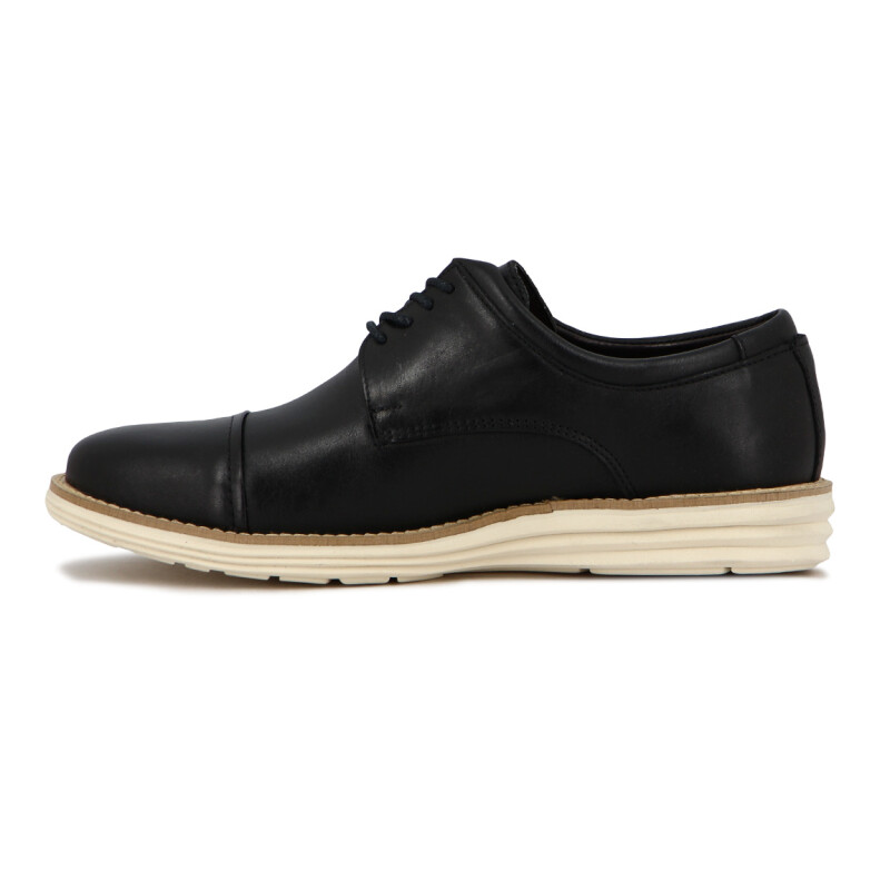 Starsax Mocasin Casual Hombre Acordonado S/clara Negro