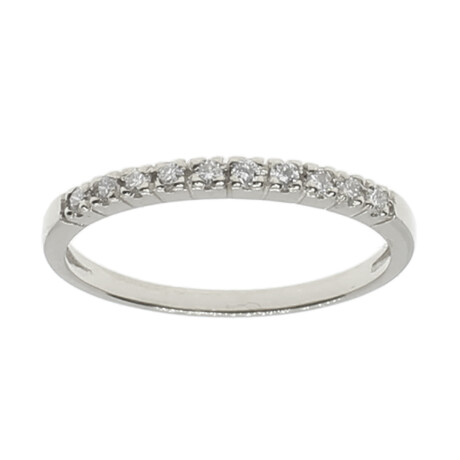 Anillo oro blanco 18k con brillantes N8905W Anillo oro blanco 18k con brillantes N8905W