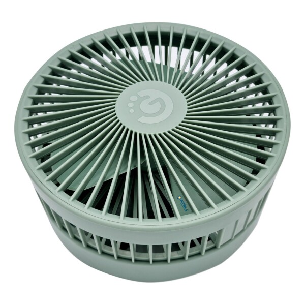 Ventilador Portatil Recargable Extensible 3 Velocidades Color Variante Verde oscuro
