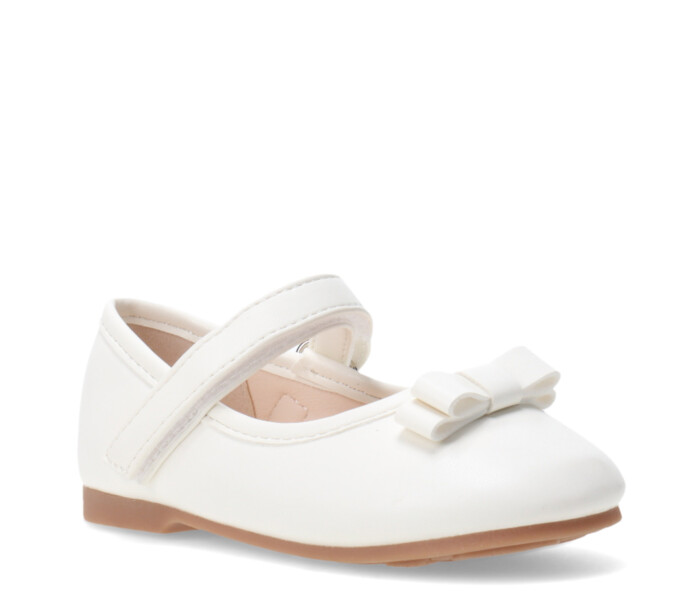 Zapato CHARD ballerina con moña Off White