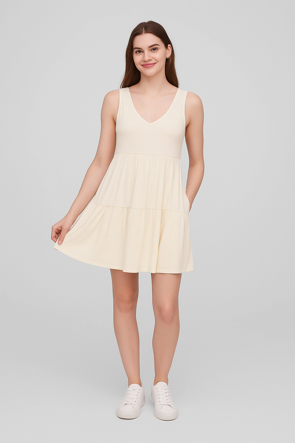 Vestido Campe Marfil / Off White