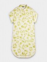 Vestido Camiseiro Estampado multicolor