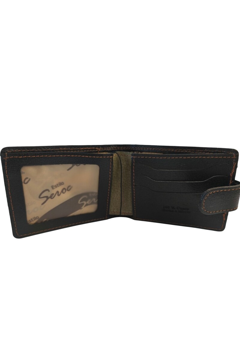 Billetera de cuero verde