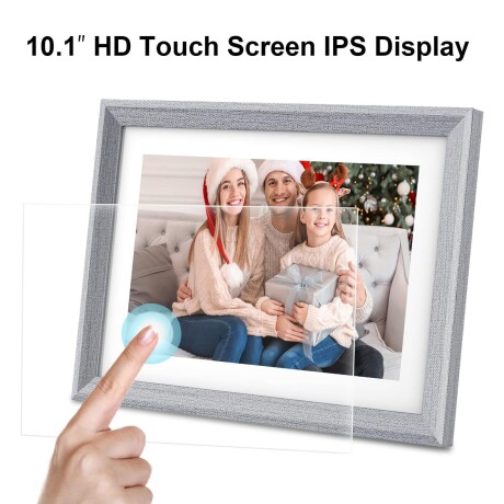 Porta Retrato Digital Smart Wifi 10 Pulgadas GRIS