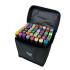 Set 48 Marcadores Resaltadores Doble Punta Touch + Estuche Variante Color Negro
