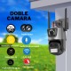 Camara Seguridad Wifi Alarma Doble Lente Hd Full Color Camara Seguridad Wifi Alarma Doble Lente Hd Full Color