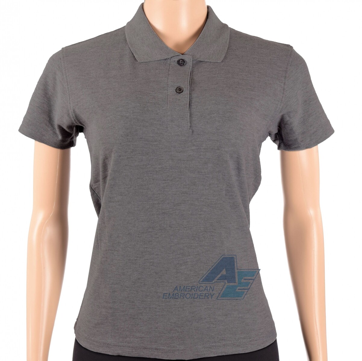 Remera Polo Lady - Gris Oscuro 