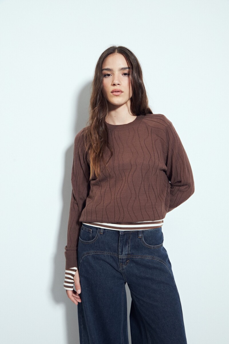 SWEATER MILA Chocolate
