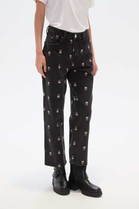 Pantalon Pipeta Gris Oscuro