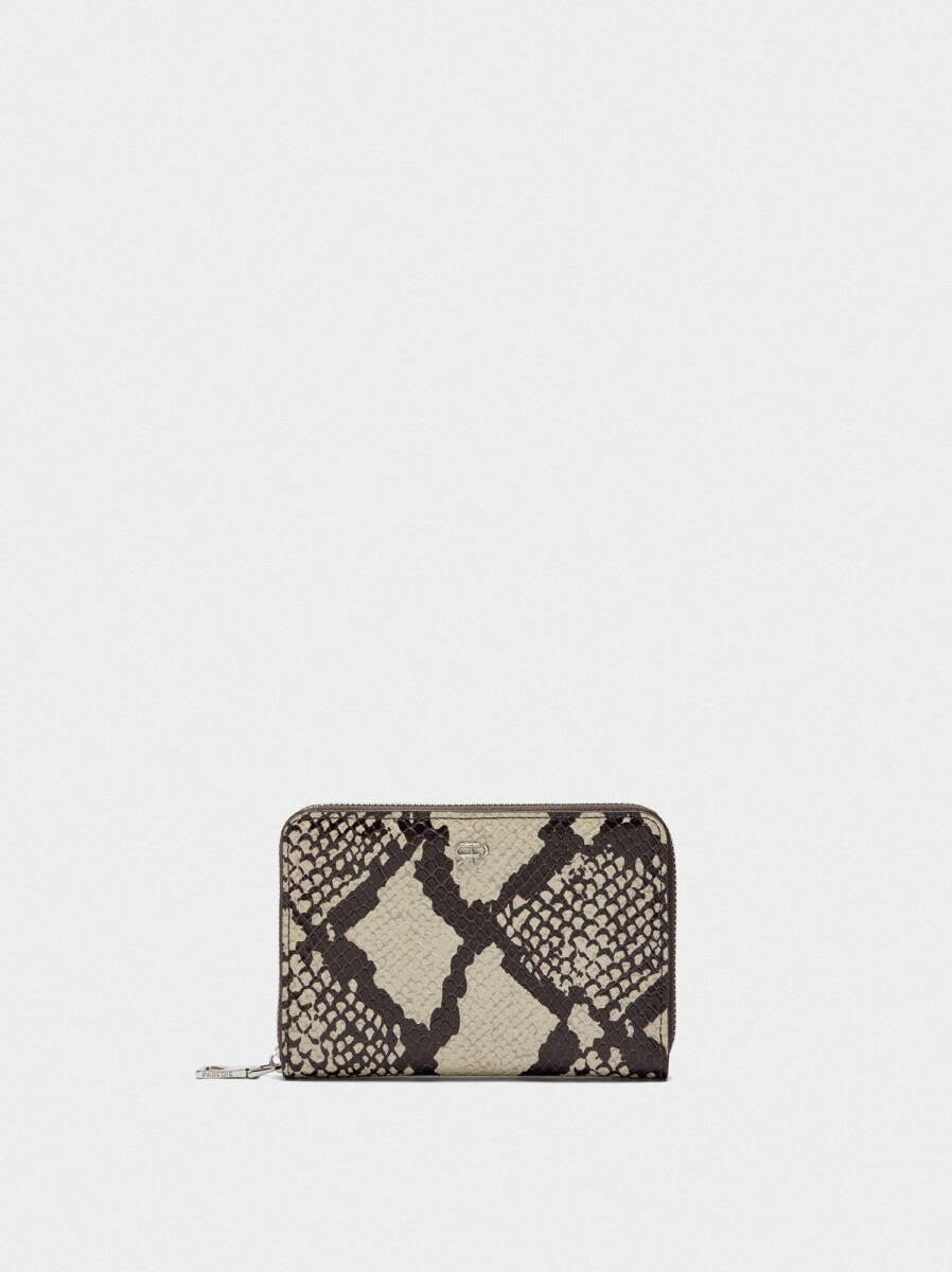 Cartera Estampada Animal Con Cremallera S - multicolor 