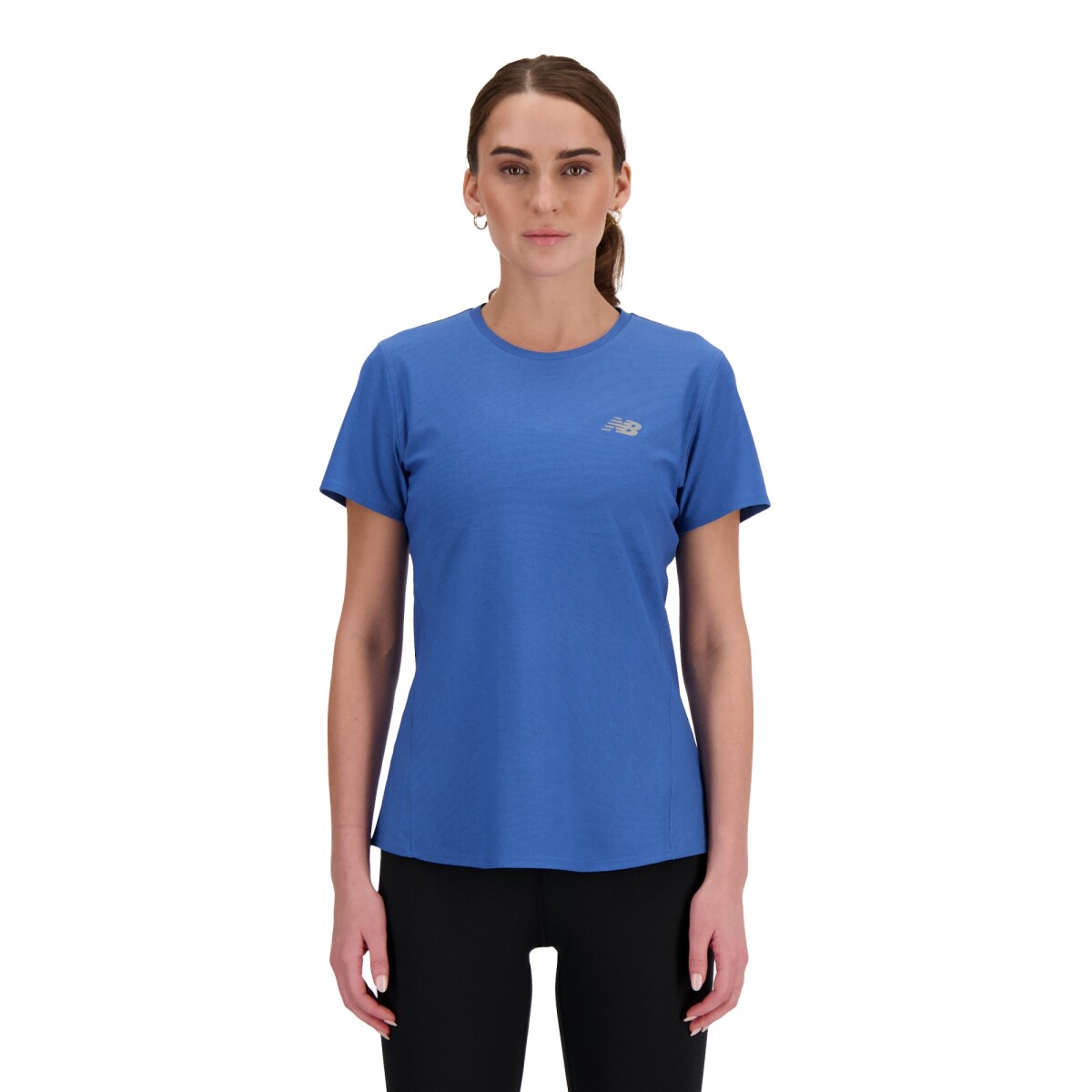Remera New Balance de Dama - SHORT SLEEVE - WT41281BEU - BLUE 