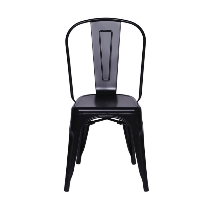 SILLA TOLIX NEGRA METAL COMEDOR SILLA TOLIX NEGRA METAL COMEDOR