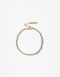 Pulseras Flexibles Strass Pulsera Flexible Con Cubic En Color - Dorado