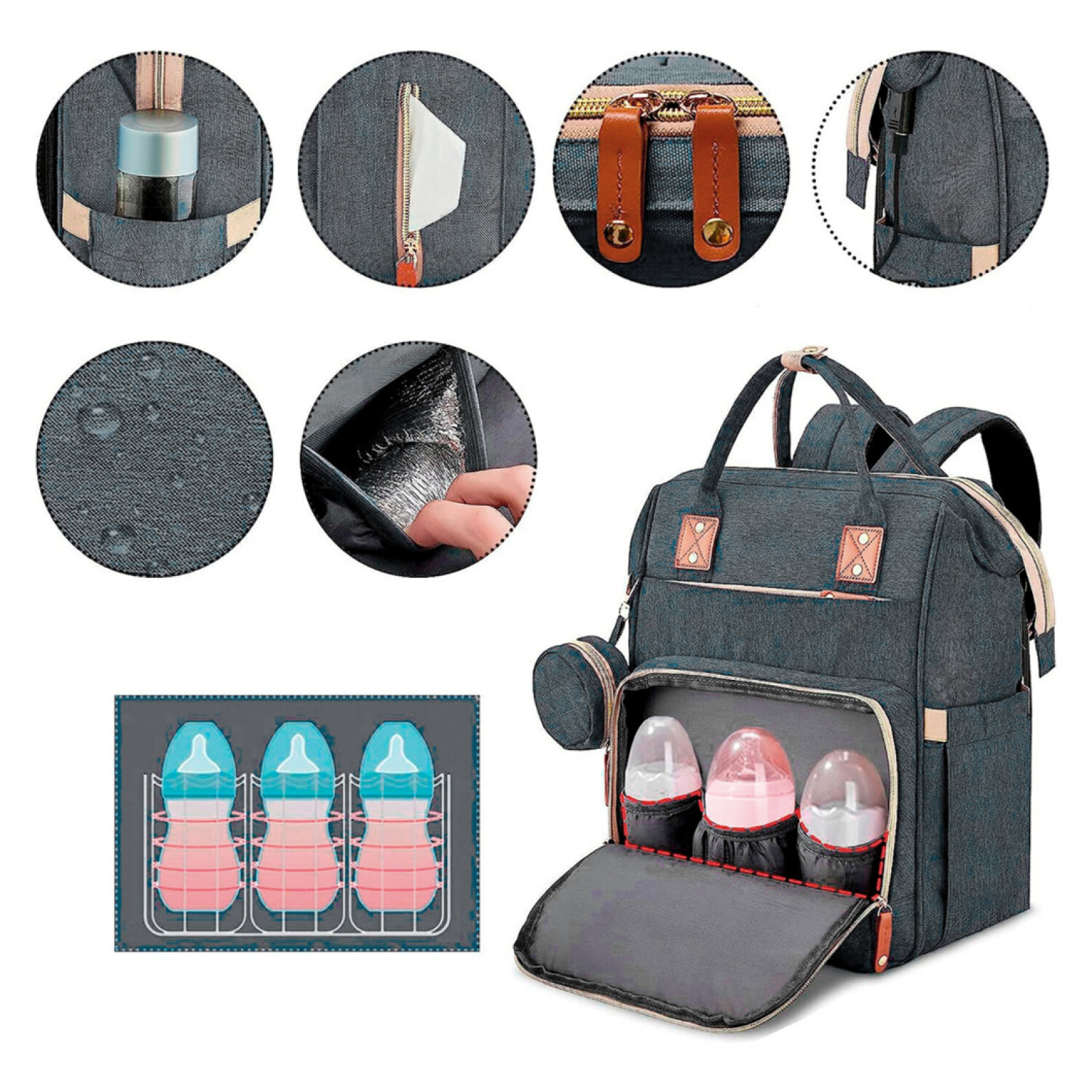 Bolso mochila maternidad store