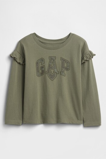 Remera Ruffler Toddler Niña Walden Green