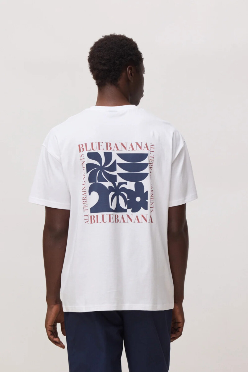 WHITE GLANCE TEE Blanco