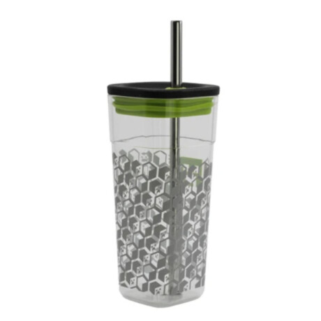 Vaso de acrílico de Minecraft con sorbito Vaso de acrílico de Minecraft con sorbito