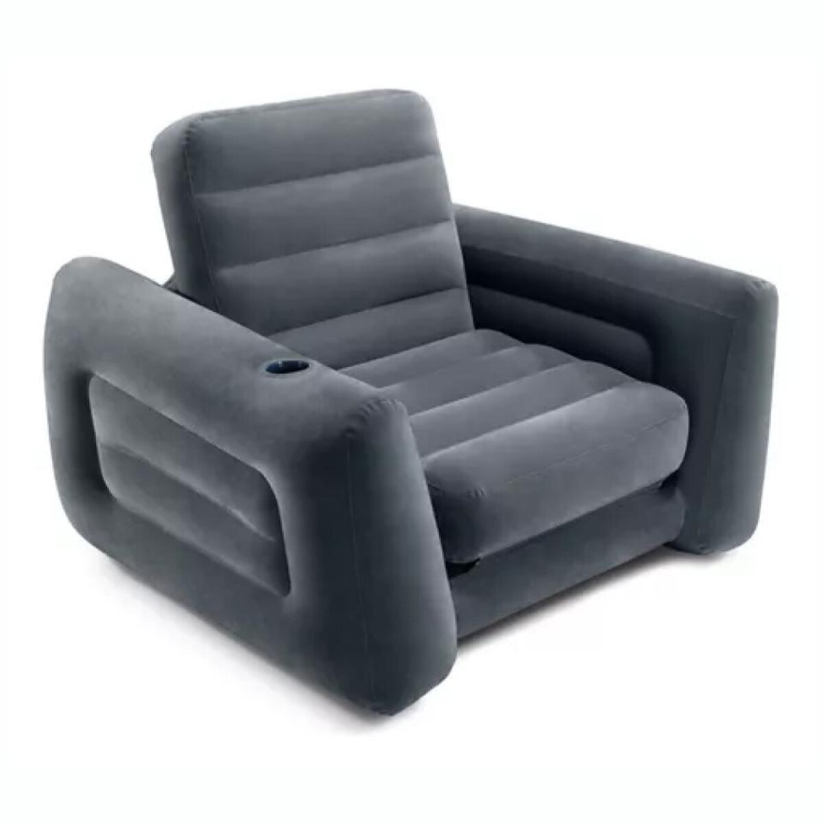 Sillón Cama Inflable INTEX 1 Plaza Con Posa Vasos 