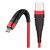 Cable Cargador Micro Usb Malla Super Reforzado Treqa 1 Metro Variante Color Rojo