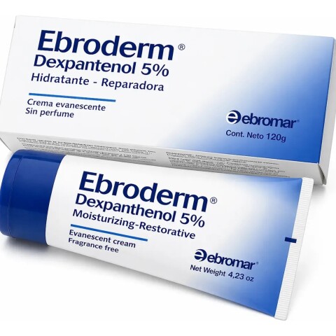 Crema Corporal Ebroderm Dexpantenol 5% 120 gr Crema Corporal Ebroderm Dexpantenol 5% 120 gr