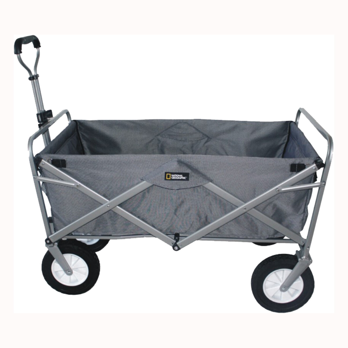 Carrito National Geographic con Mango de Arrastre - Gris 