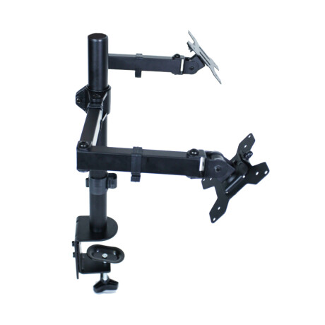 Soporte Doble de Escritorio Monitor LED – STENXDM321427 NEGRO