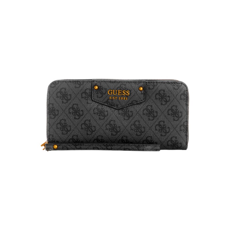 BILLETERA GUESS ECO BRENTON SLG ESB839046 Negrocombinado