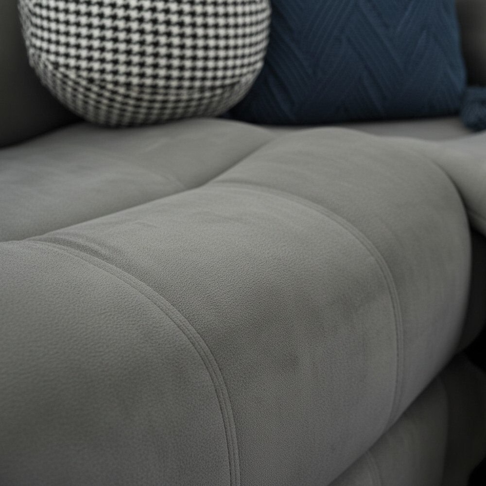 SOFÁ SILLON RECLINABLE 2 CUERPOS GRIS