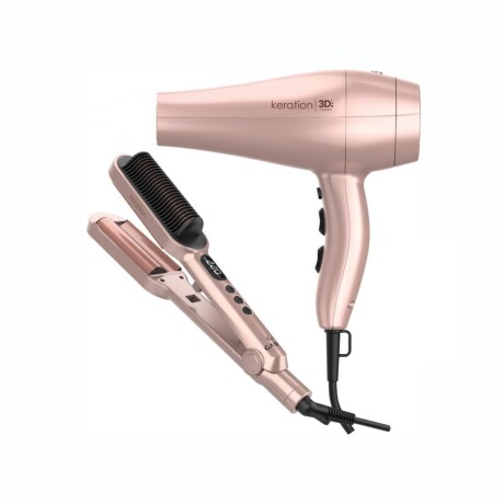 Combo GAMA Secador Diva Keration + Ondulador Waver And Brush - Pink Combo GAMA Secador Diva Keration + Ondulador Waver And Brush - Pink