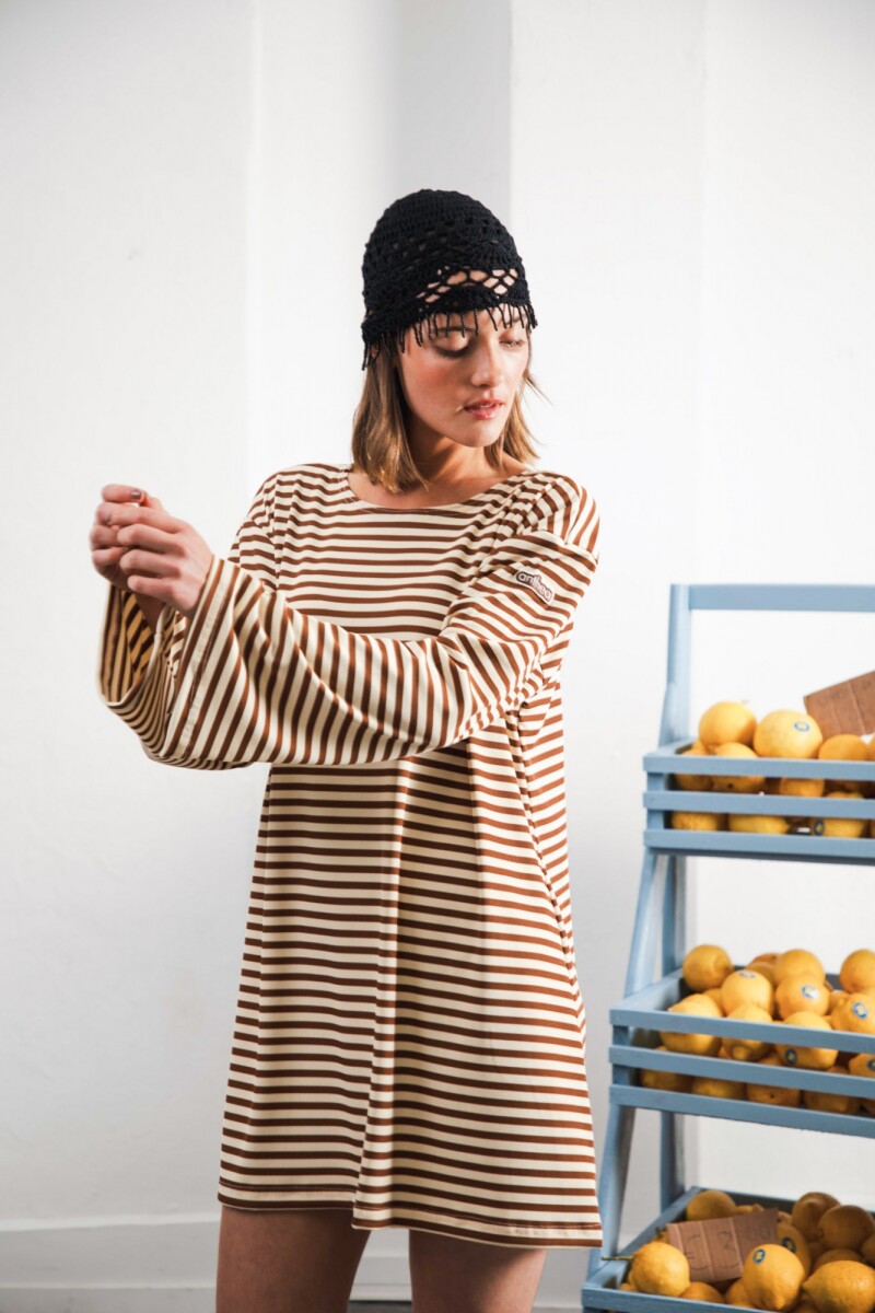 Vestido Sereno Marrón