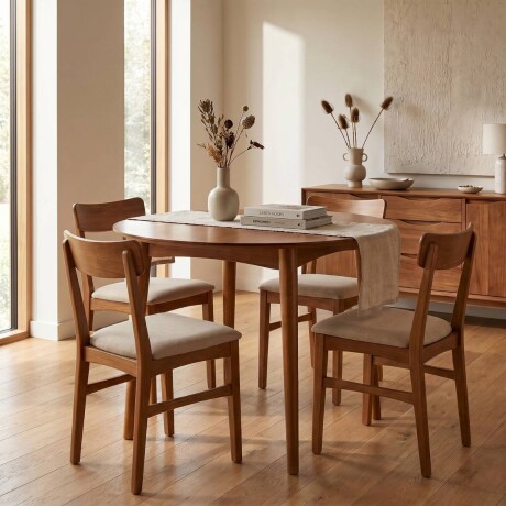 Mesa de Comedor Olmo - Redonda - 100 Honey