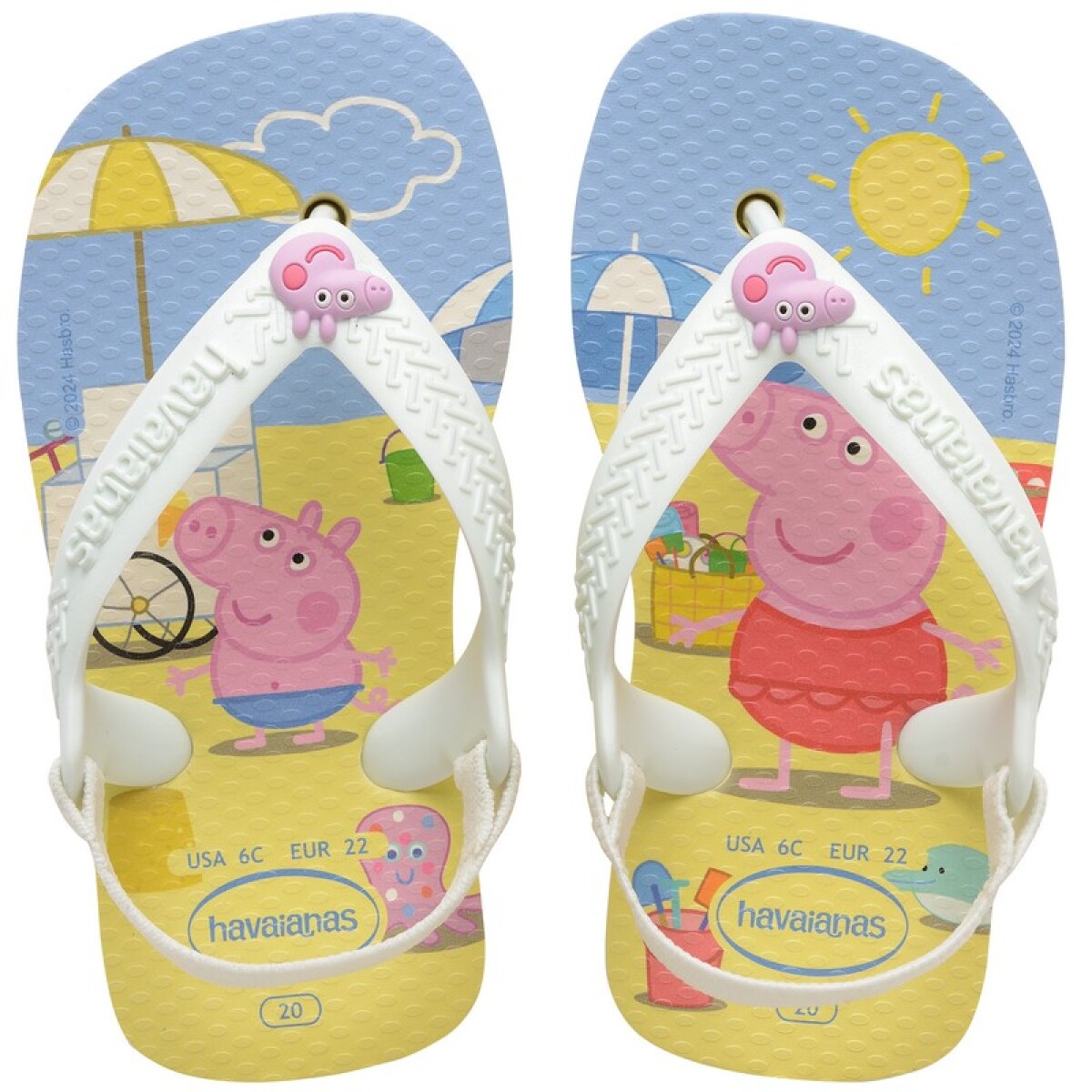 Ojotas Havaianas Baby Peppa Pig - Beige 