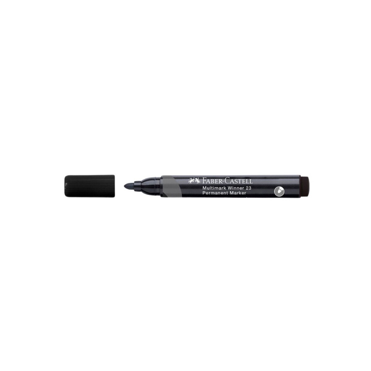 MARCADOR PERMANENTE FABER CASTELL NEGRO - NEGRO 