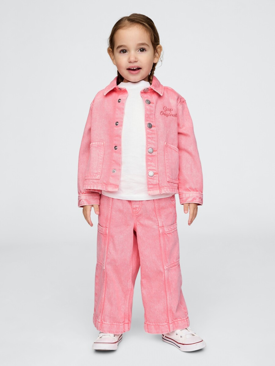 Jean Baggy Ultrasoft Toddler Niña - Coral Frost 