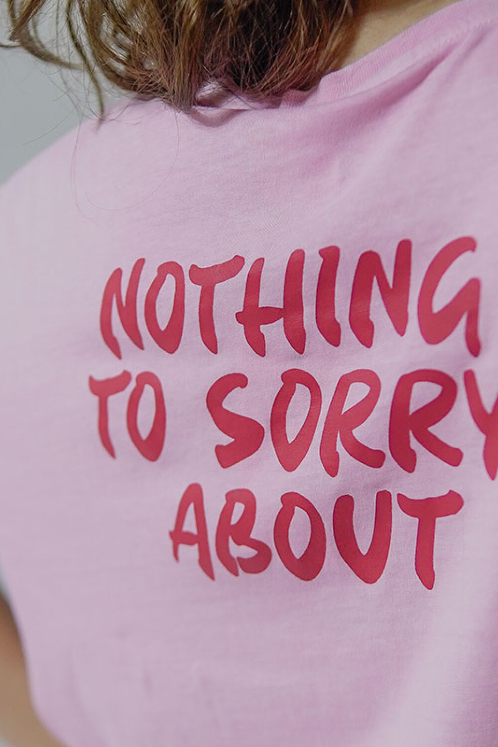 Remera Pulau Sorry Rosado