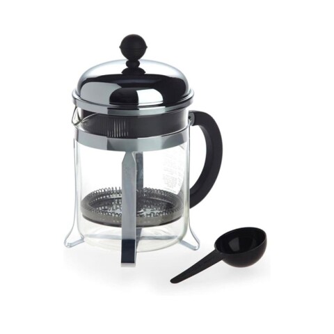 FRENCH PRESS CHAMBORD 4 TAZAS NEGRO CROMADO FRENCH PRESS CHAMBORD 4 TAZAS NEGRO CROMADO