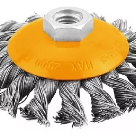 TOLSEN CEPILLO COPA CHATO TRENZADO AMOLADORA 100MM Tolsen Cepillo Copa Chato Trenzado Amoladora 100mm